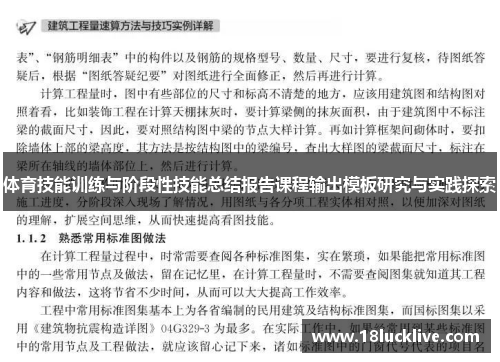体育技能训练与阶段性技能总结报告课程输出模板研究与实践探索